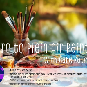 03-28, 29, 30 – Intro to Plein Air Painting with Cate Kauffman