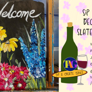07/24/25 • Sip and Paint Decorative Slate Panels