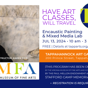 JUL 13 – 10am to 3pm | Encaustic Painting & Mixed Media Lab with Karen Eide